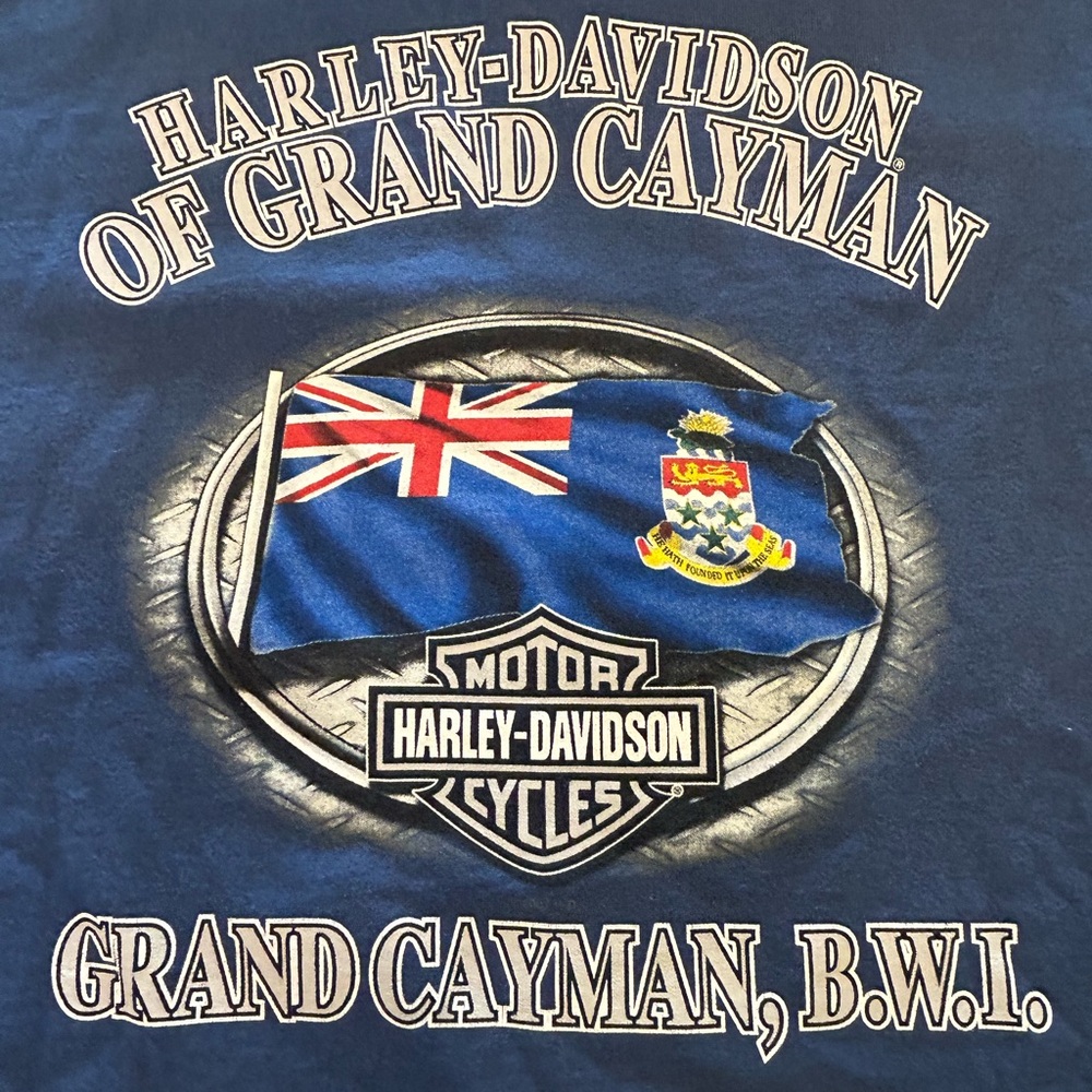 Harley Davidson T-shirt, Grand Cayman, BWI